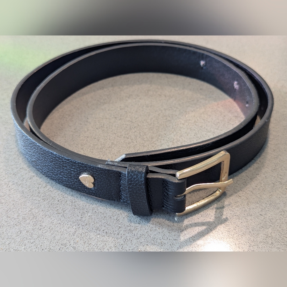Juicy Women's Black Leather Belt